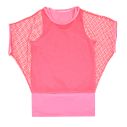 Neon pink netbluse