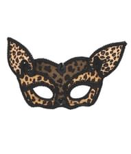 Leopard halvmaske