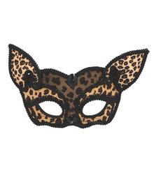 Leopard halvmaske