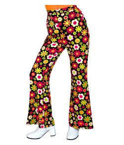 60er blomster bukser til kvinder.