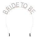 Rose gold Bride to be diadem