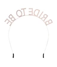 Rose gold Bride to be diadem