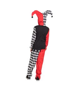 Harlekin skelet kostume