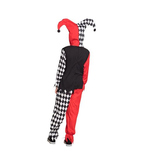 Harlekin skelet kostume