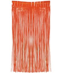 Neon orange dørgardin 100x200 cm