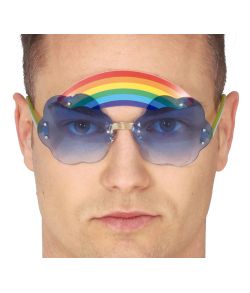 Briller med regnbue