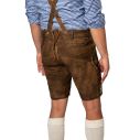 Brune korte lederhosen til mænd.