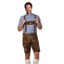 Brune korte lederhosen til mænd.