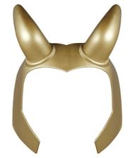 Gylden maske med horn