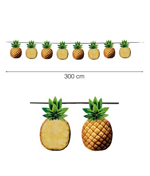 Ananas guirlande 300 cm