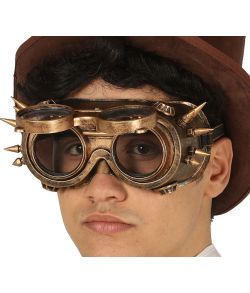 Steampunk briller med klap
