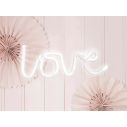 Neon LED Love skilt 34.5x13cm