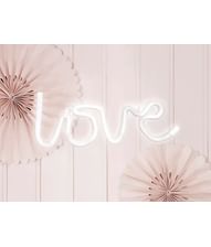 Neon LED Love skilt 34.5x13cm