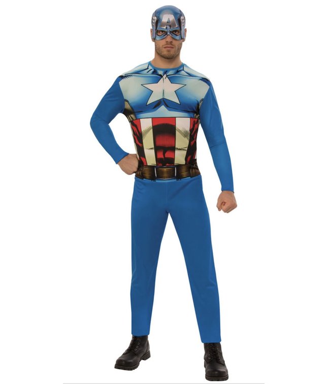 Captain America kostume til voksne.