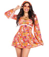 Hippie Chick 60er kostume