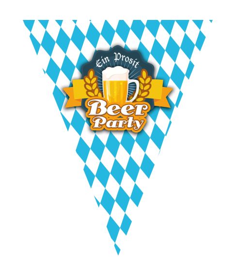 Oktoberfest vimpelguirlande