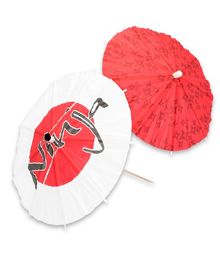 Ninja cocktail parasoler 6 stk