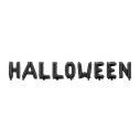 Sort Halloween balloner 46x280 cm