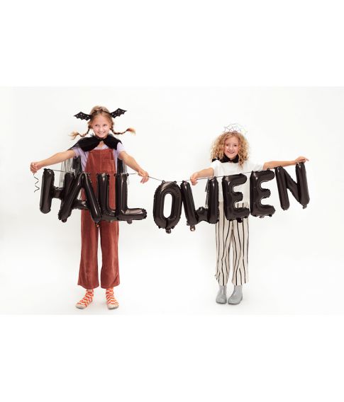 Sort Halloween balloner 46x280 cm