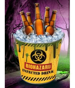 Biohazard metal spand