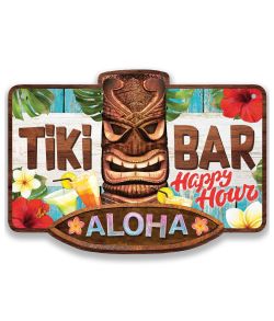 Tiki Bar skilt 25x35 cm