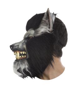 Grey howling maske 