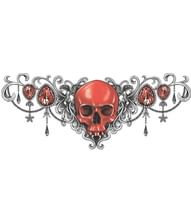 Ruby Skull tatovering