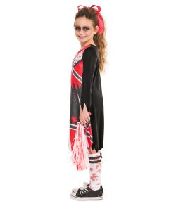 Zombie Cheerleader kostume til piger.