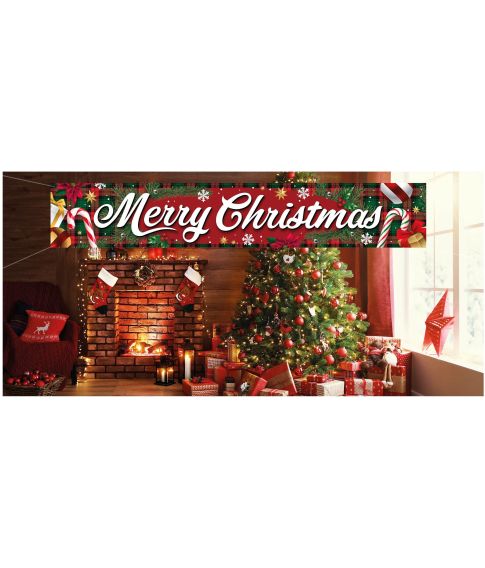 Merry Christmas banner 290x50 cm