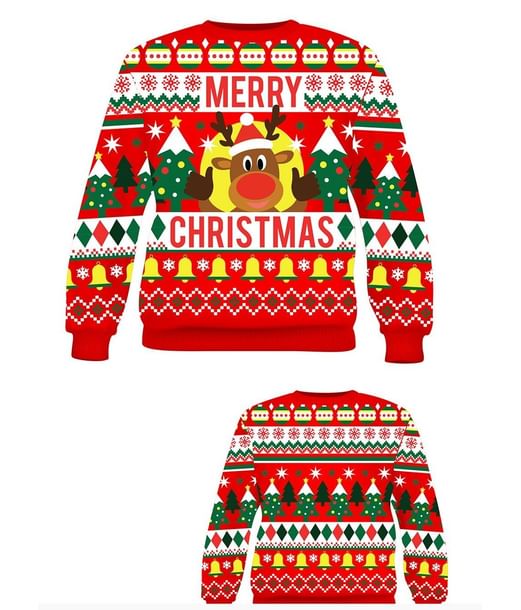 Merry Xmas julesweater til mænd.