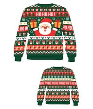 Julesweater HO HO HO til kvinder.