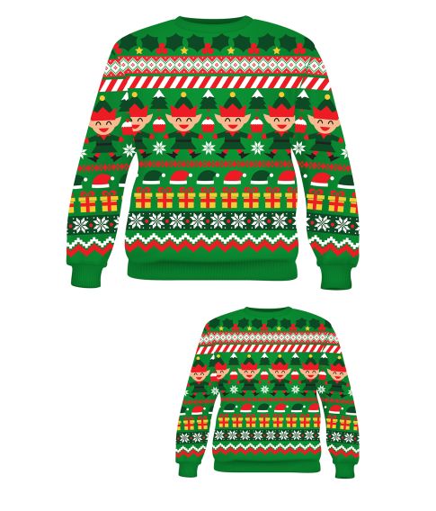 Julealf julesweater til mænd.