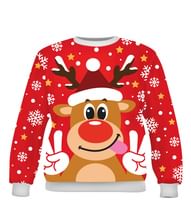 Rensdyr julesweater til kvinder.