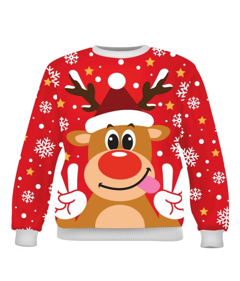 Rensdyr julesweater til mænd.