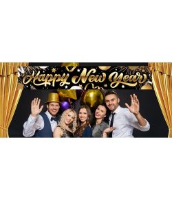 Happy New Year banner 50x290cm