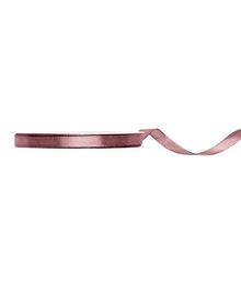 Mørk støvet rosa satinbånd 6 mm