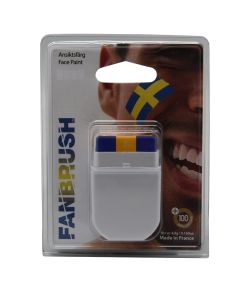 Sverige fan brush