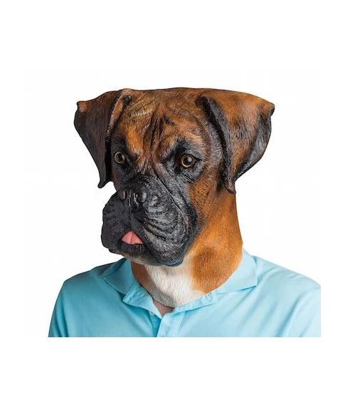 Boxer hund maske