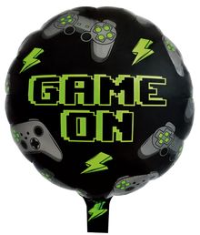 Folieballon Game on, 46 cm