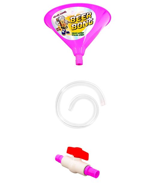 Pink beer bong 