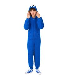 Cookie Monster onesie til børn.