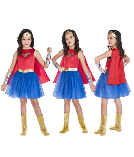 Wonder Woman kostume str. 104 cm 3-4