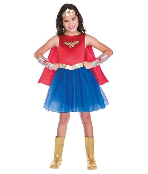 Wonder Woman kostume str. 104 cm 3-4