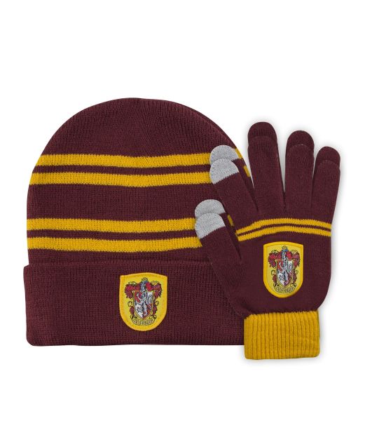 Gryffindor hue og handsker voksen