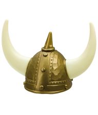 Vikingehjelm med horn