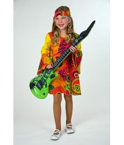 Hippiepige kostume