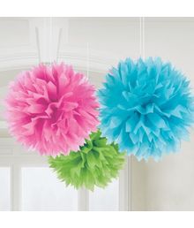 Papir pompon multi