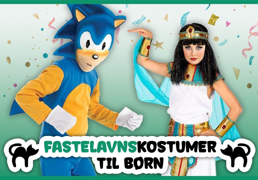 Fastelavnskostumer til børn.